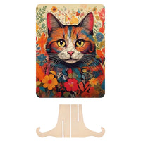 Drvene puzzle Mačka od 130 komada kao kreativni umjetnički set