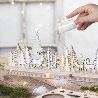 Drveni adventski kalendar - odbrojavanje 40 cm — slika 2