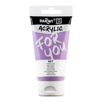 Akrilna boja DARWI Acryl 75 ml – Svijetloljubičasta