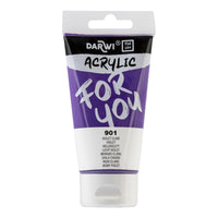 Akrilna boja DARWI Acryl 75 ml – Svijetloljubičasta