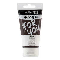 Akrilna boja DARWI Acryl 75 ml – Van Dijck smeđa