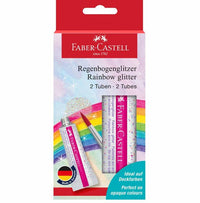 Dugine šljokice Rainbow u dvije tube od 12 ml, akvarel boje za kreativno ukrašavanje.