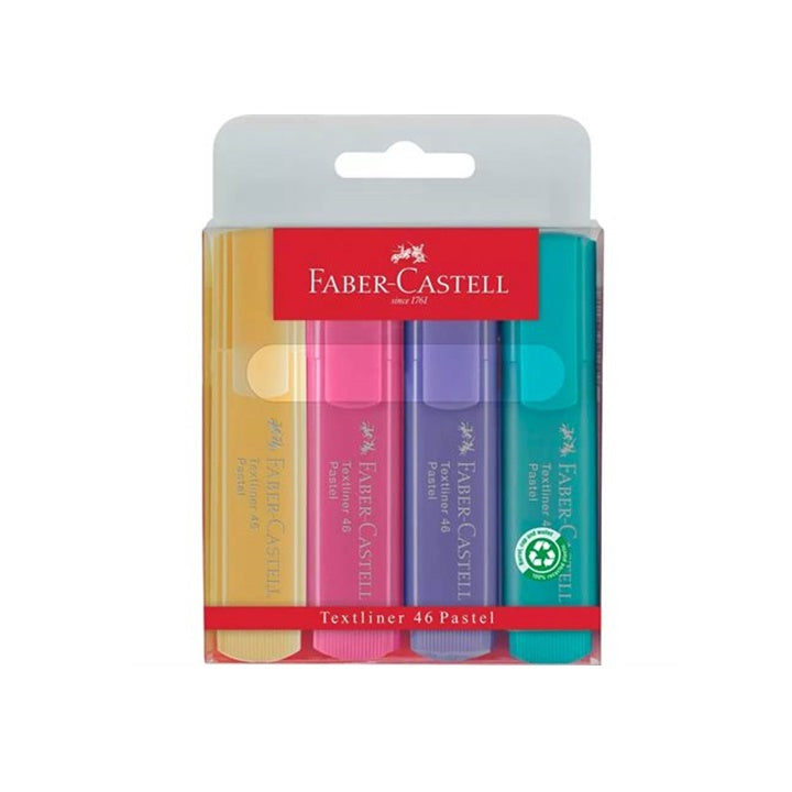 Faber-Castell 46 Pastel markeri za podvlačenje - set od 4 komada