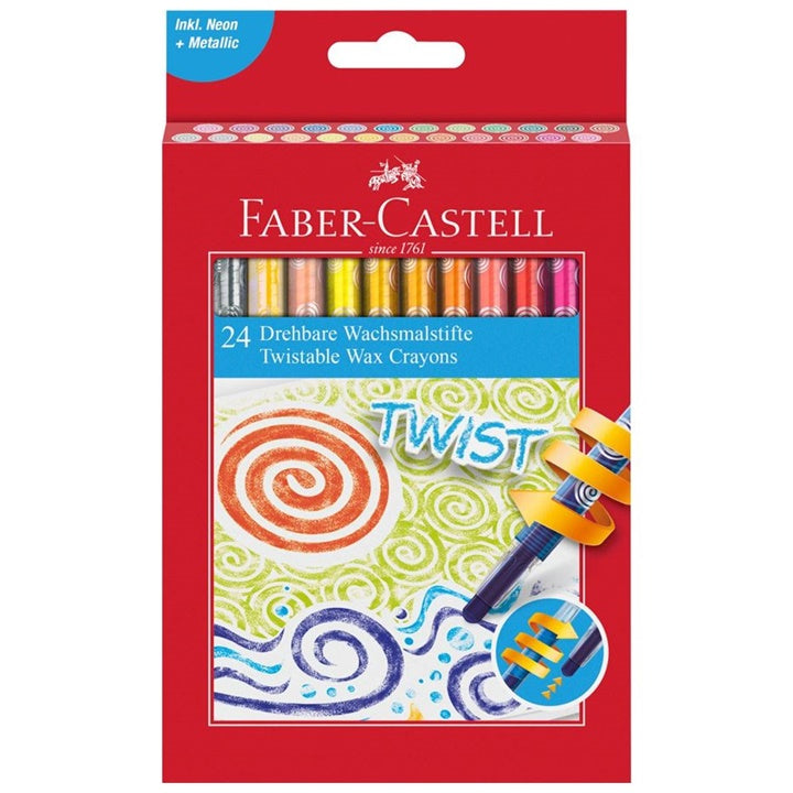 Faber Castell Twist voštane bojice na povlačenje — slika 3