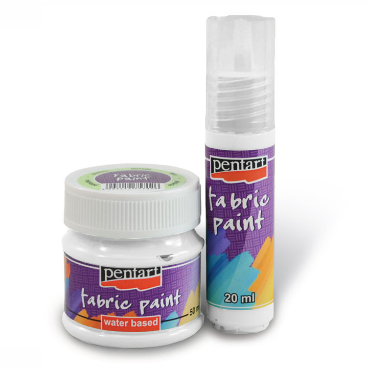 Boja za tekstil Pentart - 50 ml – bijela