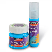 Boja za tekstil Pentart - 50 ml – svijetlo plava