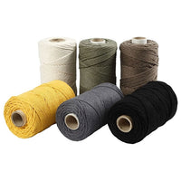 Makrame konac 2 mm x 198 m - izaberite boju – biela