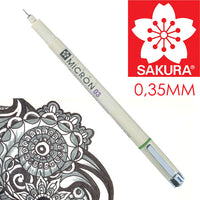Flomaster za tehničko crtanje SAKURA Pigma Micron BLACK  / razne debljine — slika 5