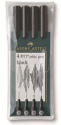 Flomasteri Art Pen PITT set 4 S-F-M-B - odaberite si varijantu