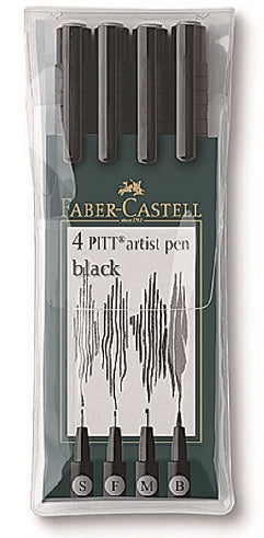 Flomasteri Art Pen PITT set 4 S-F-M-B - odaberite si varijantu
