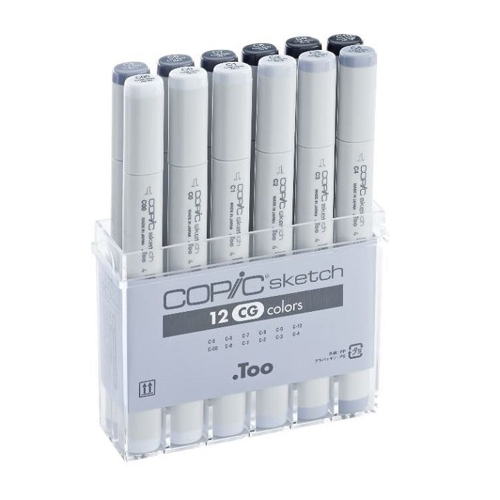 Flomasteri COPIC Sketch Cool Grey - set  12 kom