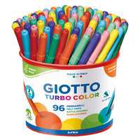 Flomasteri GIOTTO Turbo Color tanki 96 kom
