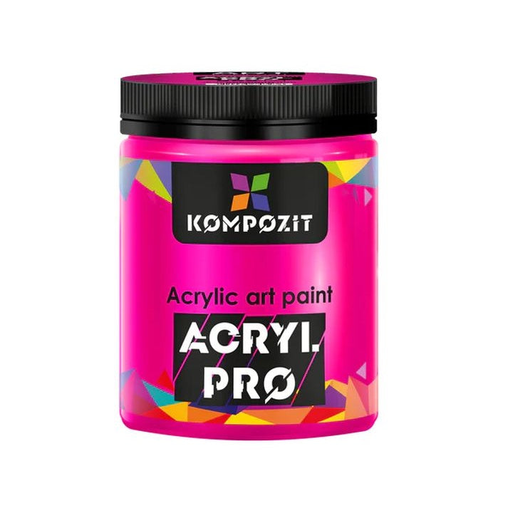 Tekstura i intenzitet ACRYL PRO ART fluorescentne boje