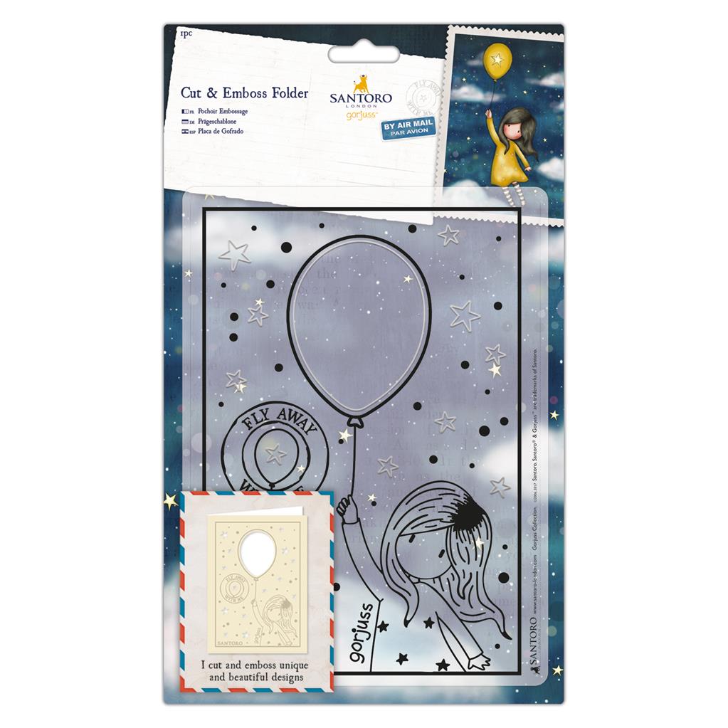 Folder za embosiranje DOCRAFTS Santoro Gorjuss balon 15 x 21 cm