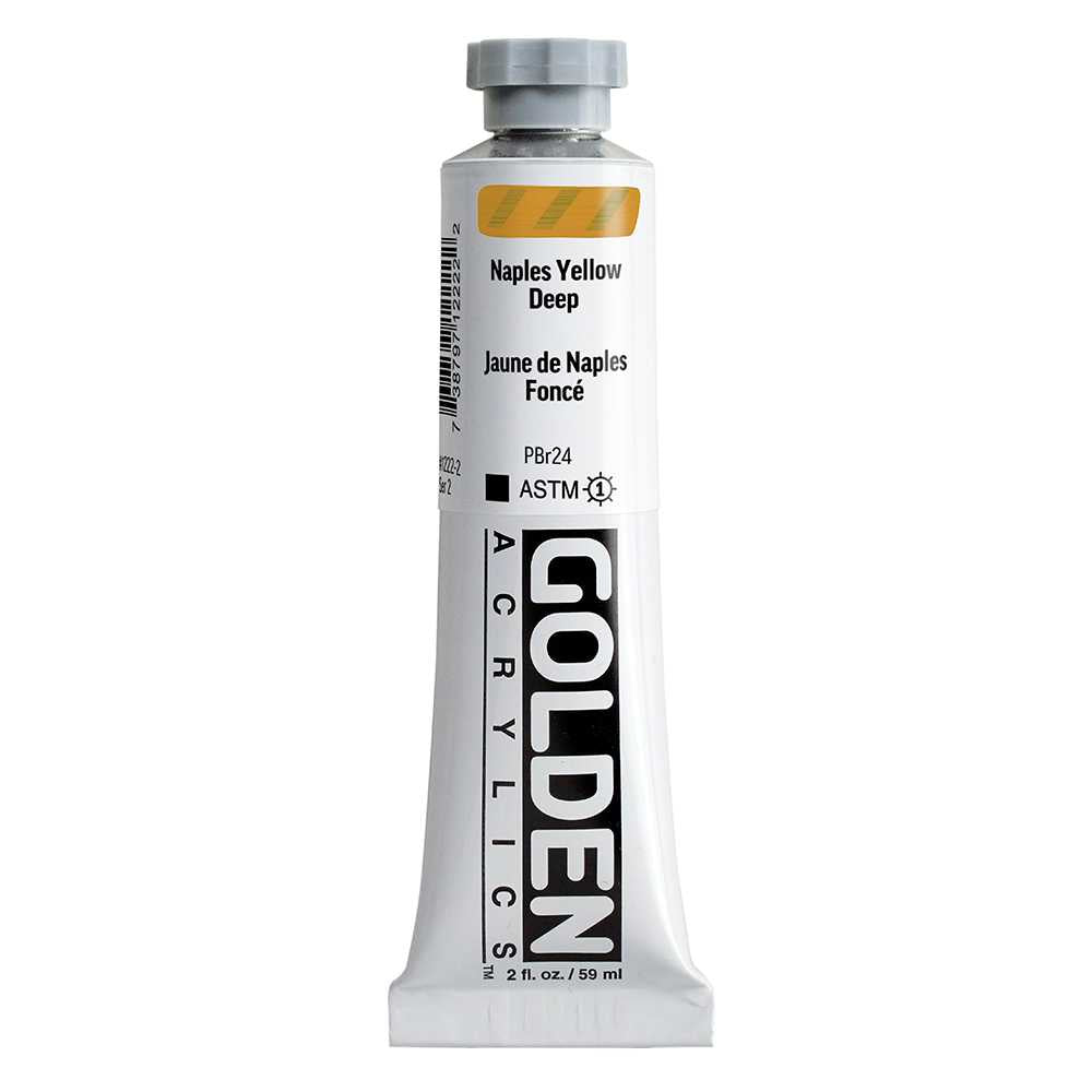 GOLDEN Heavy Body akrilna boja 59 ml – Naples Yellow Deep