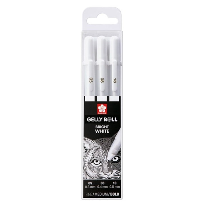 Gel olovke Sakura Gelly Roll bright white - 3 komada / izaberi varijantu — slika 4