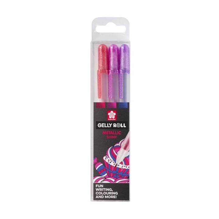 Gel olovke Sakura Gelly Roll METALLIC - 3 komada / izaberi varijantu — slika 1