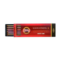 Set od 6 Gioconda Magic mina u boji prečnika 5,6 mm za umjetničko crtanje i skiciranje.