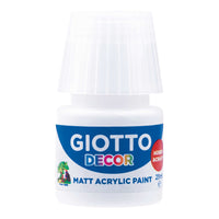 Giotto Decor matna akrilna boja 25 ml – bijela