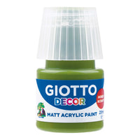 Giotto Decor matna akrilna boja 25 ml – maslinasto zelena