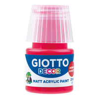 Giotto Decor matna akrilna boja 25 ml – vermilion crvena