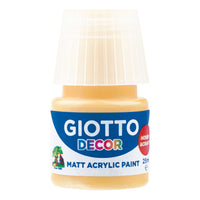 Giotto Decor matna akrilna boja 25 ml – zlatnožuta