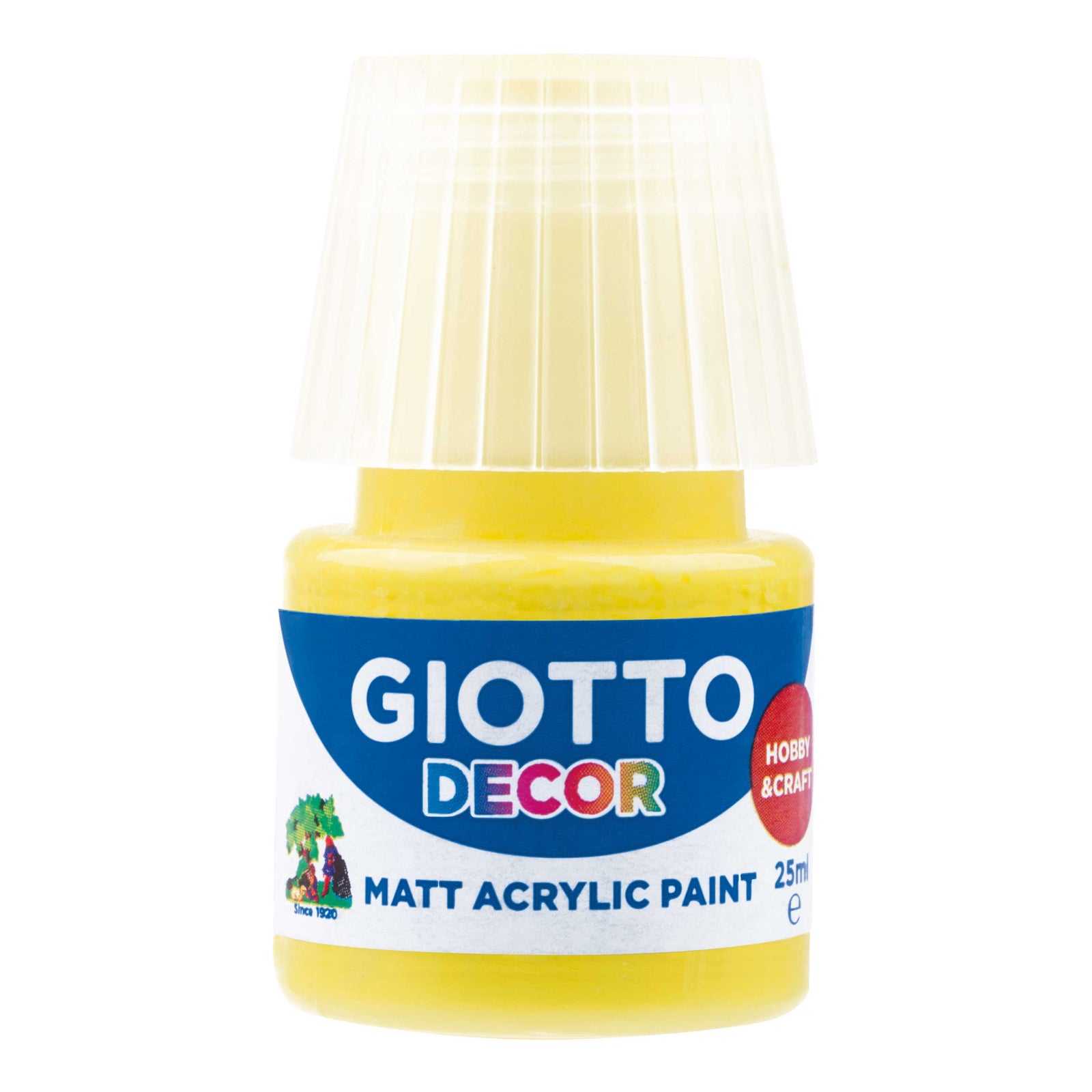 Giotto Decor matna akrilna boja 25 ml – žuta