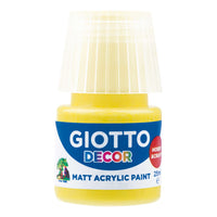 Giotto Decor matna akrilna boja 25 ml – žuta