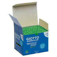 GIOTTO Robercolor bezprašne krede 100 kom – zelena