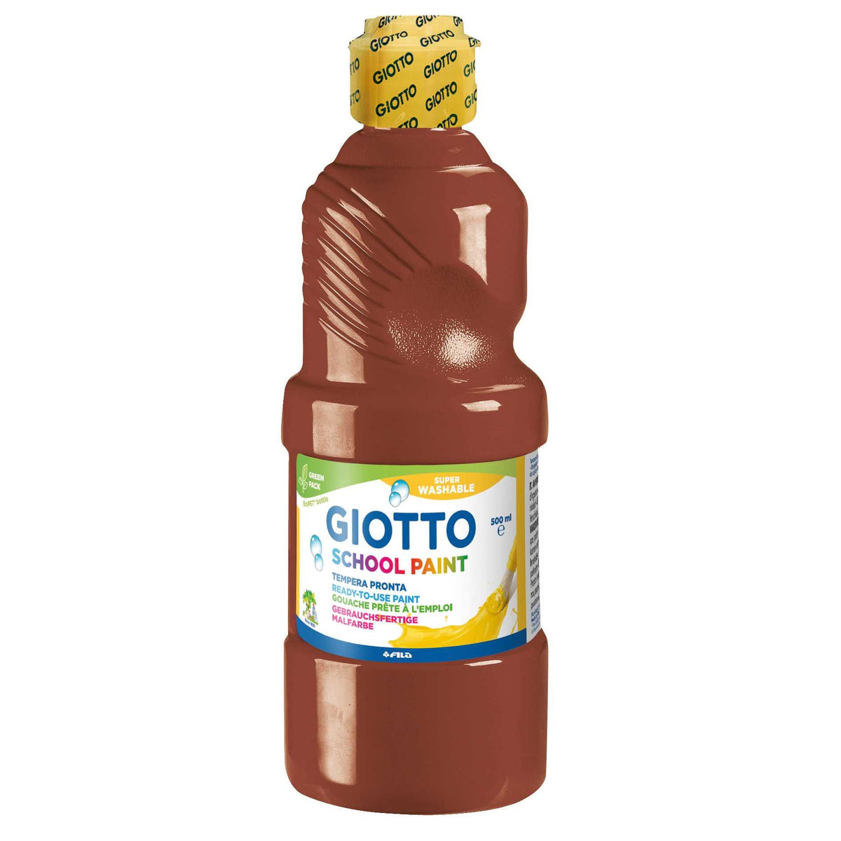 GIOTTO School Paint periva tempera boja 500 ml – smeđa
