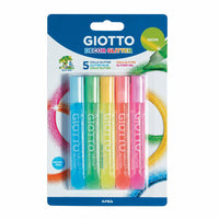Gliter ljepilo GIOTTO Glitter Glue neon boje 5 x 10 g