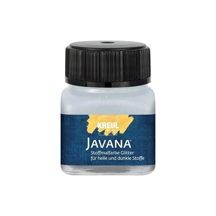 Javana gliterska boja za tekstil 20 ml, visokokvalitetna boja koja daje poseban sjaj tekstilnim površinama.