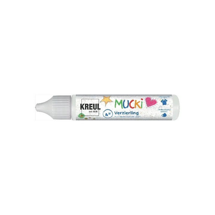 MUCKI glitrena boja u olovci od 29 ml za kreativno ukrašavanje papira i kartona.