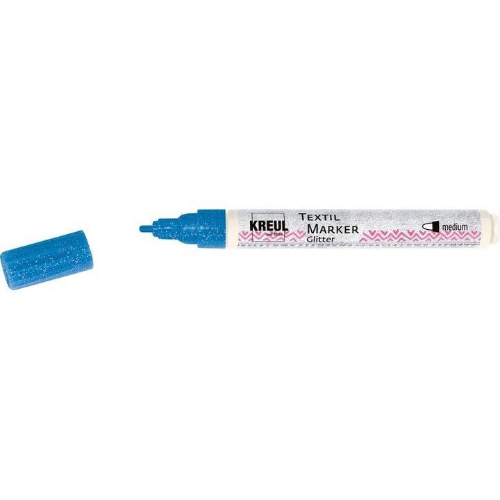 Glitter markeri za tekstil Kreul medium - razne nijanse — slika 4