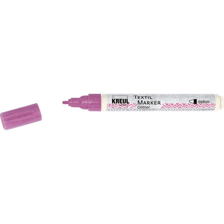 Glitter markeri za tekstil Kreul medium - razne nijanse — slika 2