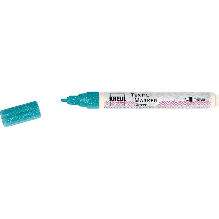 Glitter markeri za tekstil Kreul medium - razne nijanse — slika 6
