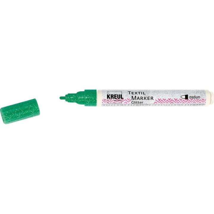 Glitter markeri za tekstil Kreul medium - razne nijanse — slika 7