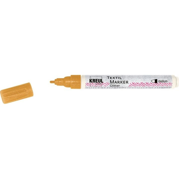 Glitter markeri za tekstil Kreul medium - razne nijanse — slika 10
