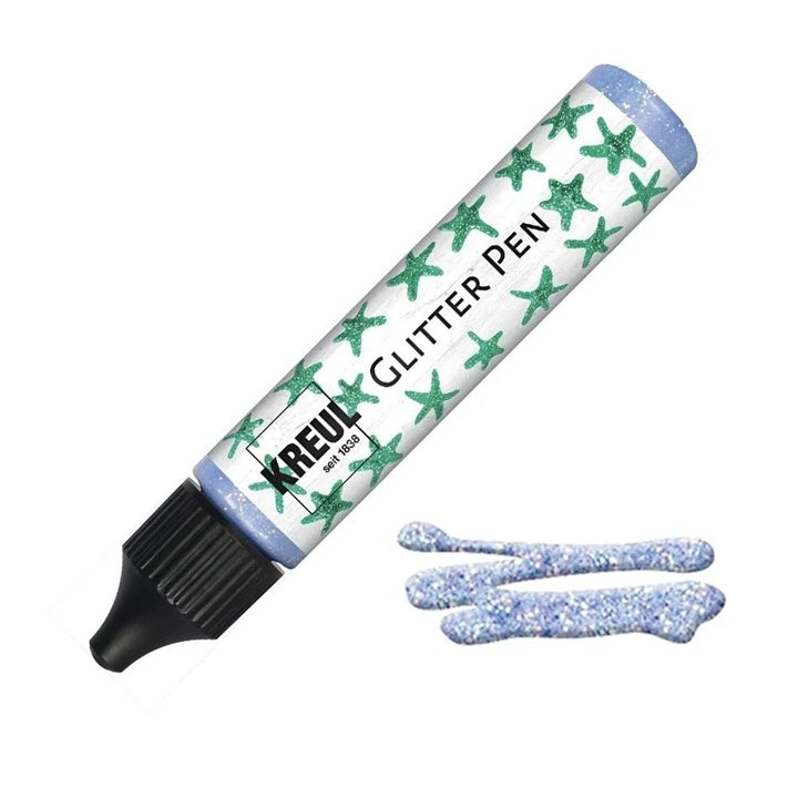 KREUL Glitter Pen 29 ml, praktična tuba sa šljokičavom bojom za dekorativne radove i hobi umjetnost.