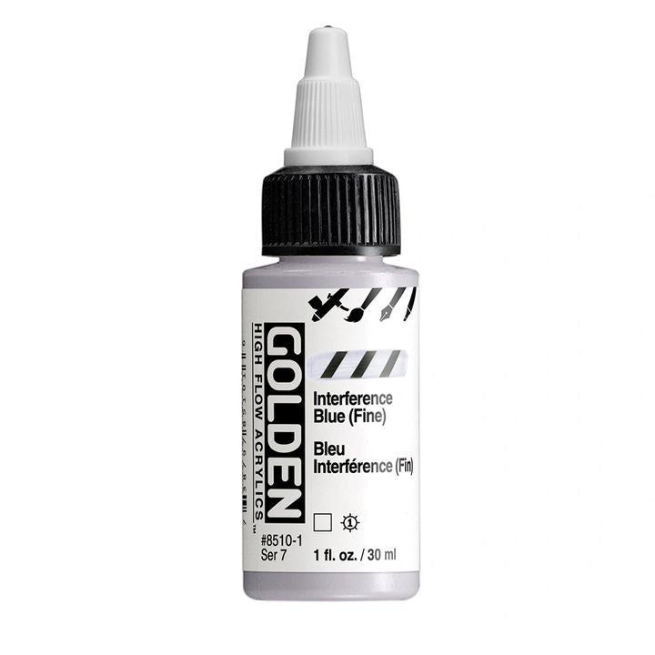 Akrilna boja GOLDEN High Flow Interference 30 ml – 8510 Plava fina