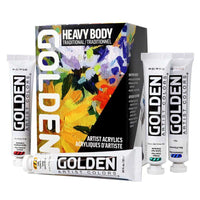 GOLDEN Heavy Body set akrilnih boja Traditional 7 x 22 ml