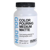 Golden pouring medij mat finiša u plastičnoj boci za akrilno slikarstvo