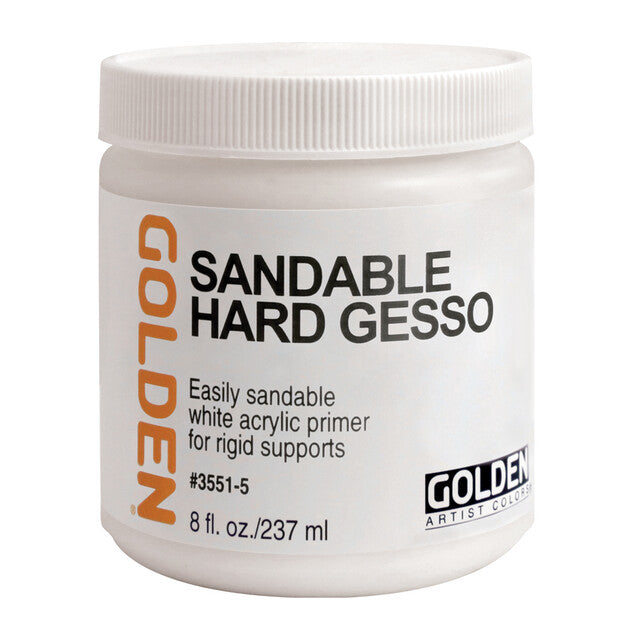 GOLDEN Sandable Hard Gesso bijeli akrilni gesso za brušenje