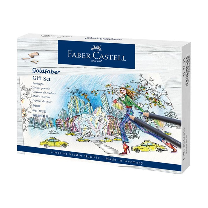 Goldfaber Faber-Castell olovke u boji, početni set za crtanje i umjetničko izražavanje.