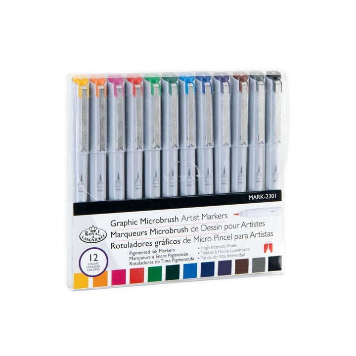 Set od 12 Royal & Langnickel grafičkih markera u originalnom pakovanju