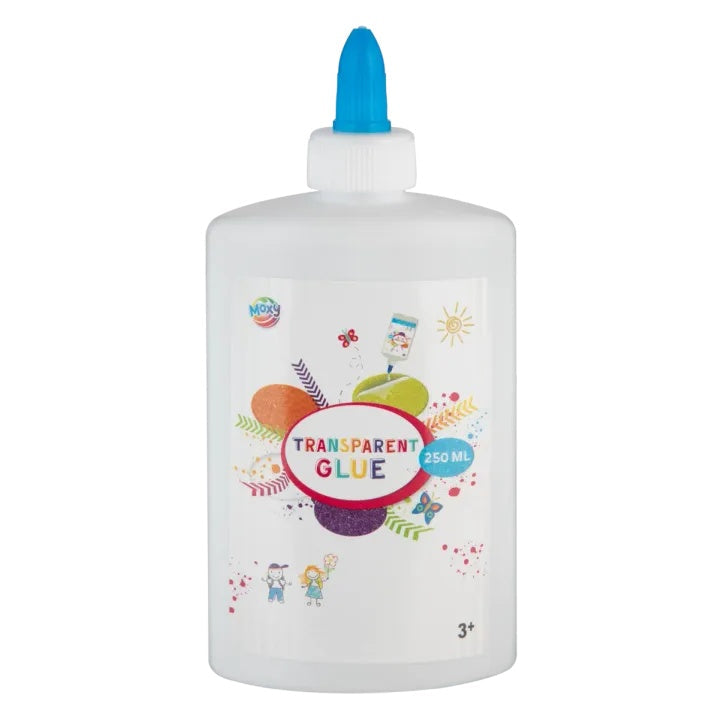 GRAFIX Transparentno hobi ljepilo 250 ml u plastičnoj boci sa praktičnim čepom za precizno nanošenje.