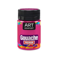 Gvaš boja PREMIUM ART Kompozit 60 ml, crna nijansa u tubi