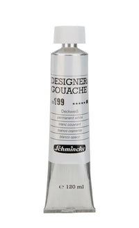 Gvaš boja Schmincke Designers Gouache 120 ml – 199 Pokrivna bijela