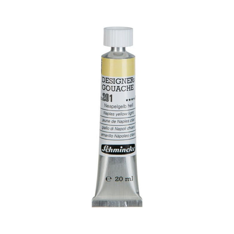 Gvaš boja Schmincke Designers Gouache 20 ml – 201 Napuljska žuta svijetla
