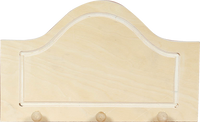 Hanger, arched, buttons 15,5 cm – mali ( 3 ) 25 x